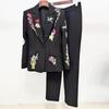 High-End Heavy Beaded Embroidered Suit Jacket & Trousers Set (2026 Style)