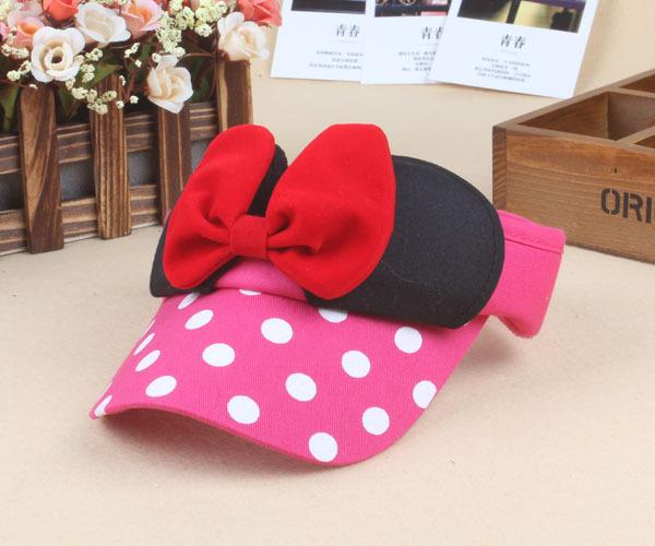 

Children Hat Cute Bow Sunscreen Empty Top Hats for Girls Summer Outdoor Sun Protection Visor Hat Girl s Gifts розы красного
