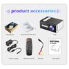 12V HD 1920*1080P LED Mini Projector Supports AV HDMI USB Audio Mini 3D Home Cinema Movie Portable Projector Home Media Video
