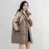 Fashion Winter Hooded Cotton Coat Women Korean Style Loose Thick Warm Long Jacket