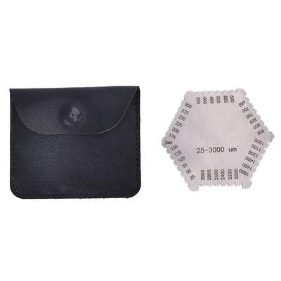 Wet Film Comb Gauge Coating Thickness Meter Tester Tool 25-3000Um Silver