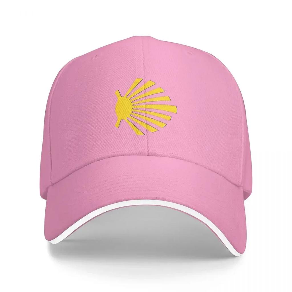 New Camino De Santiago Symbol Large Yellow Scallop Shell Cap Fashion Casual Baseball Cap Adjustable Hat Hip Hop Summer Baseball