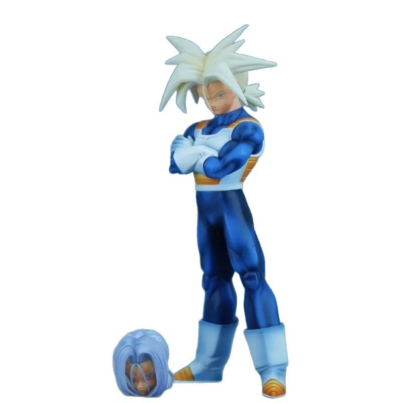 Super Saiyan Jackbu Trunks Double Head Sculpt Model Desktop Figure
