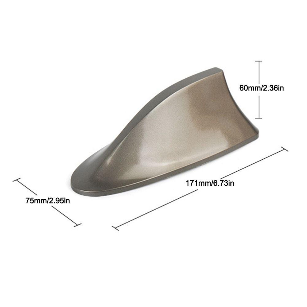 FM/AM Car Shark Fin Antenna Punch-free Auto Roof Shark Fin Aerial  Car Accessories