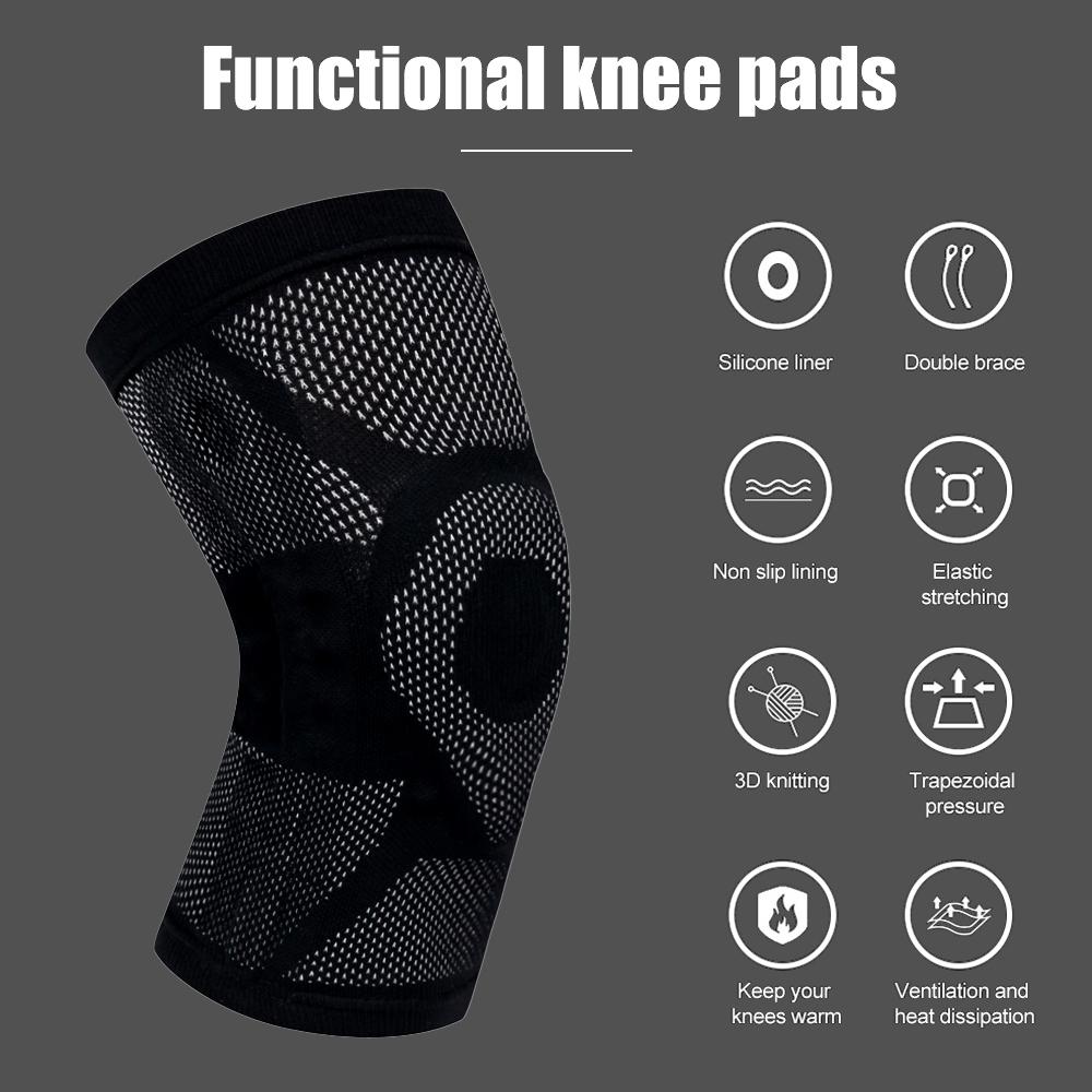 2Pcs Knee Braces For Knee Pain Support With Patella Gel Pad Side Stabilizers,Knee Pads For Running Acl Injury Recovery Men Women