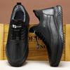 Men's Fleece-Lined Warm Shoes Winter Ankle Boots Lightweight Casual Walking Outdoor Shoes