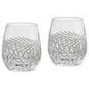 Kagami Crystal Pair of Rock Wheat Field Glasses, Design, Clear, 250cc, TPS741-2807