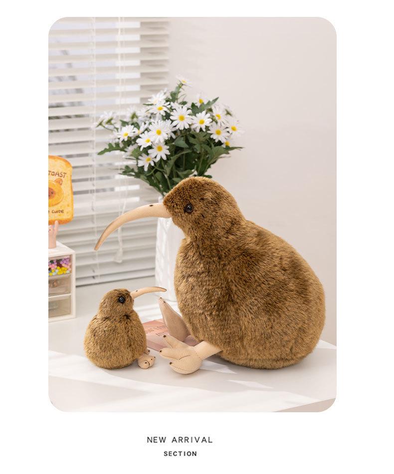 Kiwi Bird Plush Toy - New Zealand National Bird Doll, Cute Children's Gift
