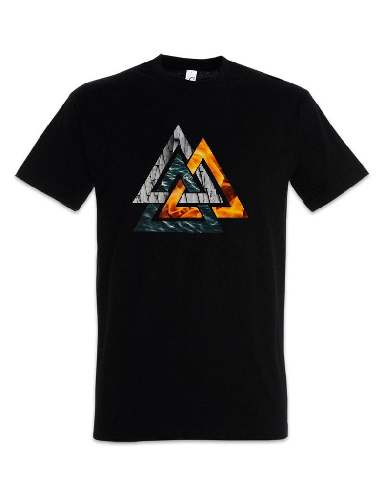 Valknut Symbol II T-Shirt Norse Valhall Valhalla Viking Vikings Odin Odhin Thor