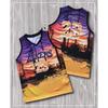 2026 Vintage Edition Zberateľský basketbalový dres - 3D potlač - Priedušný, odvádzajúci vlhkosť, odvodzujúci pot - Rodina