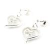 Les Trésors De Lily [G1959] - Silver 'Love' Earrings