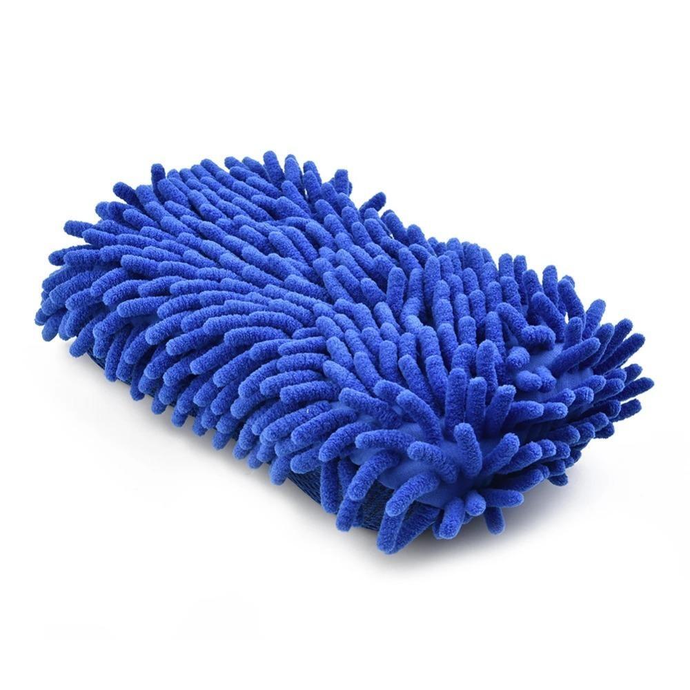 

Car Washing Sponge Brush Soft Chenille Microfiber Washing Brush Car Body Cleaning Water Absorbtion Brushes Detailing Washer синий