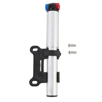 Mini Bike Pump Aluminum Alloy US and French Valve Compatible Portable Bike Air Hand Pump for Road