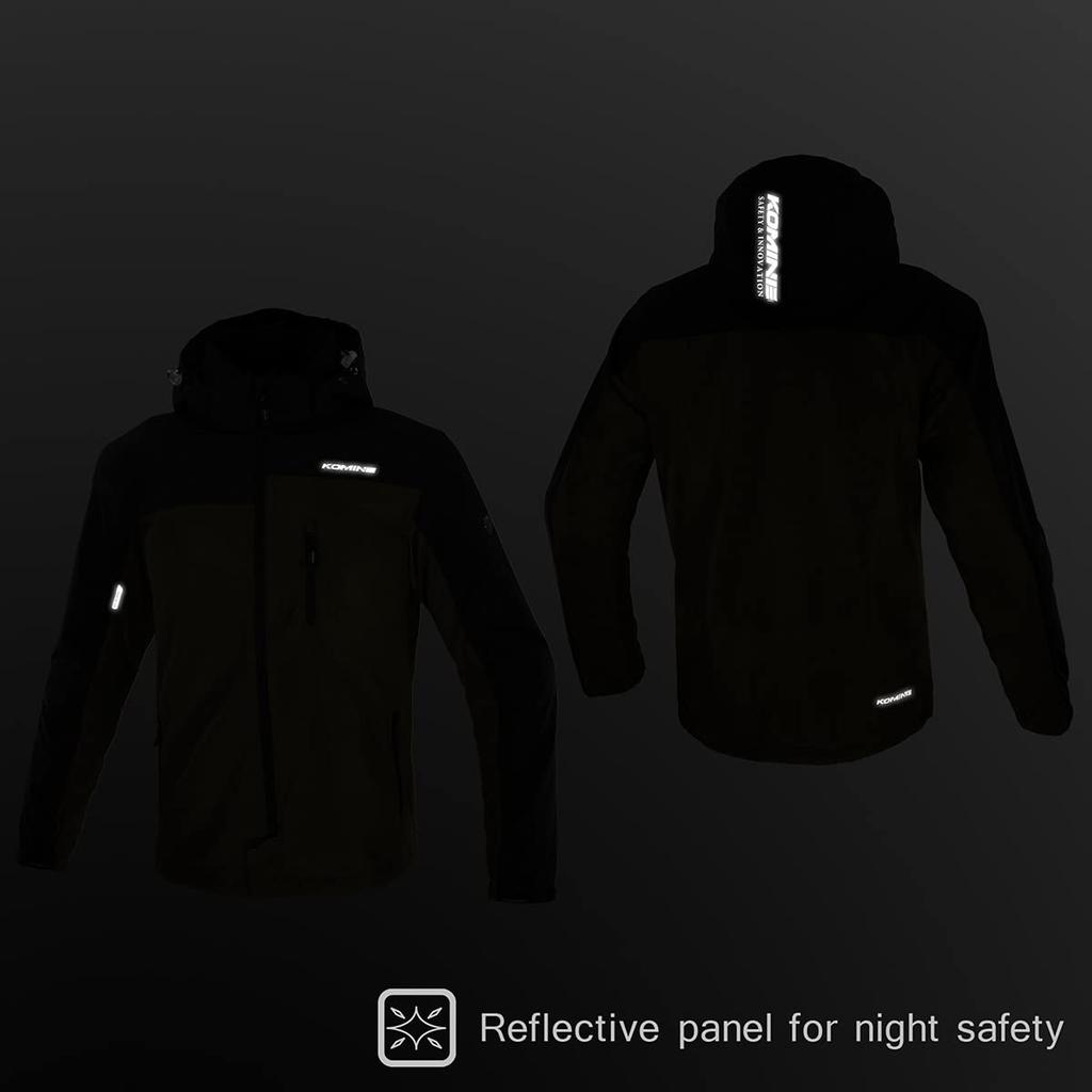 KOMINE JK-1143 Protective Mesh Parka Jacket, 07-1143, Women's, Silver Camo WM