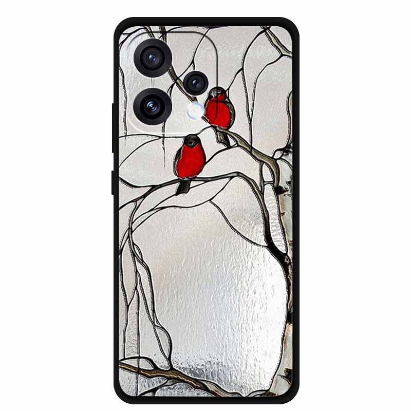 3D Emboss Case For Oppo Reno15 5G Phone Case Reno 15 Coque Flowers Silicone Soft Back Cover For Oppo Reno 15C 5G 2025 Case Funda