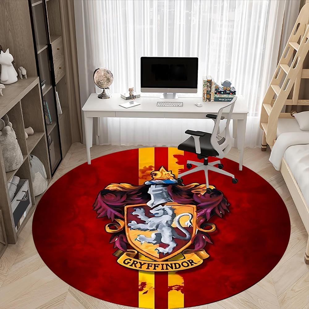1pc Gryffindor CrestChair Carpet for Office, Non-slip, Soft and Durable Office Rug for Interior Decoration, Perfect for Office yy250925093