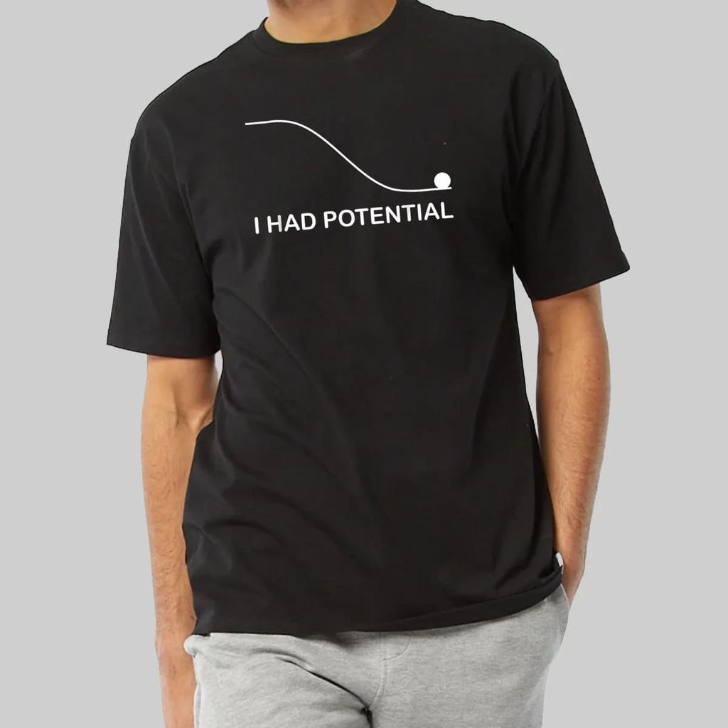 2026 Project Hail Mary I Had Potential Graphic CAT Unisex TShirt Cotton Unisex ONeck TShirt Unisexs Women Sweatshirt Unisex Tshirt
