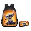 Stitch Peripheral Anime Backpack Men'S And Women'S School Bags