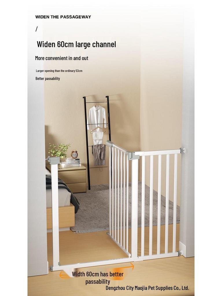 Indoor Pet Gate & Stairway Guard - No Drill Dog Fence & Playpen