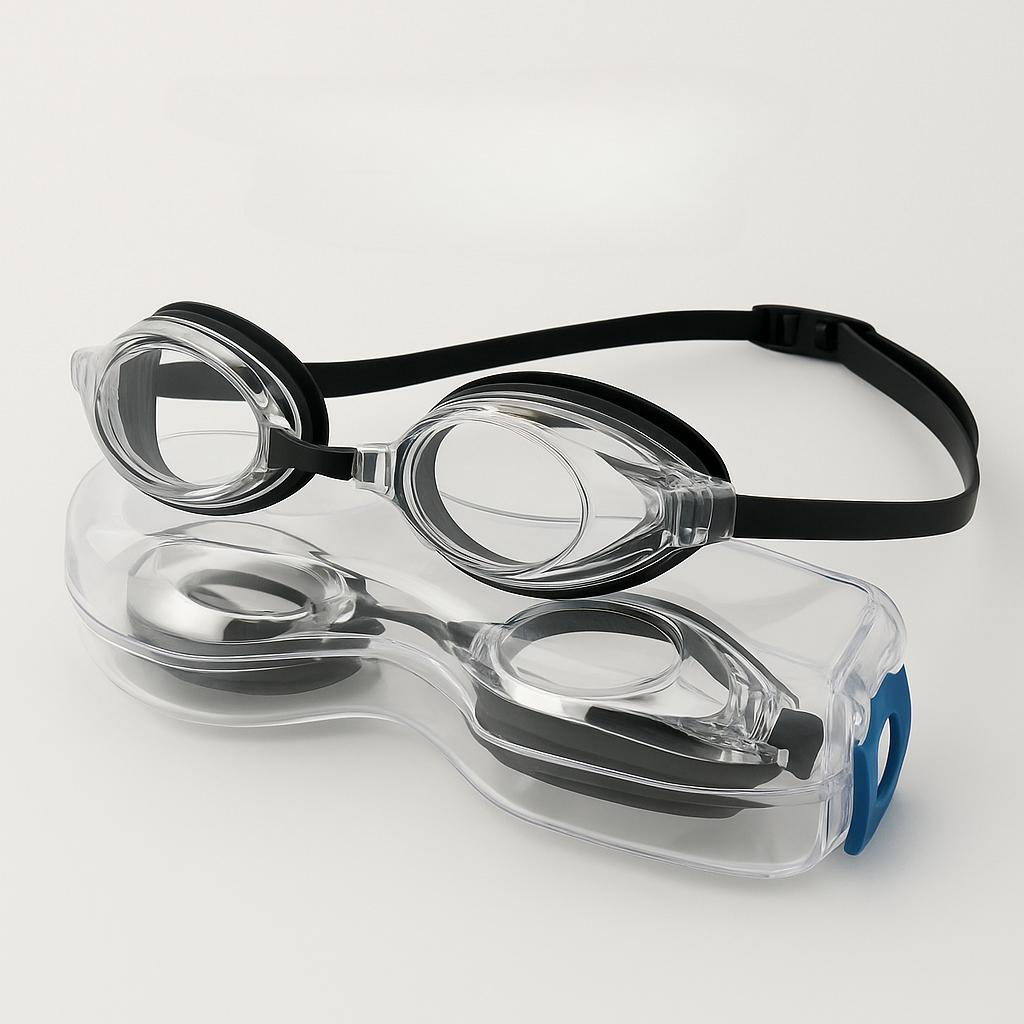 Speedy Race Swimming Goggles with Antifog and Myopia -2.0 To -7.0 Hydrodynamic Swim Eyewear Glasses
