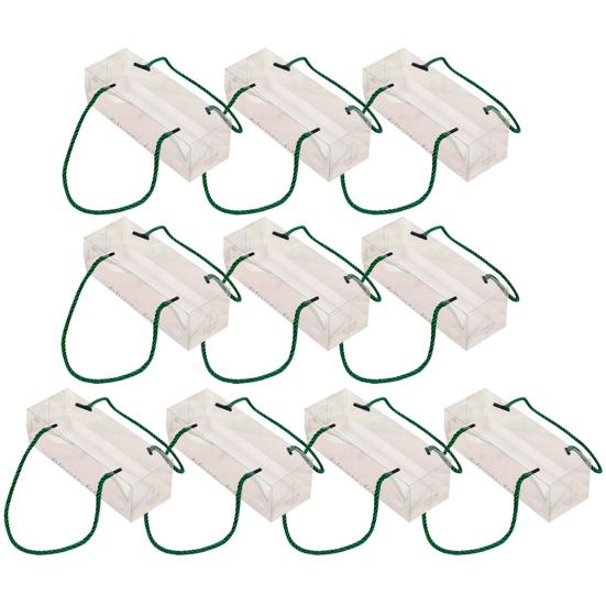 10 szt. z paskiem przezroczyste kreatywne zdrowe ciasto szwajcarskie rolki opakowania pudełka pojemniki na ciasto