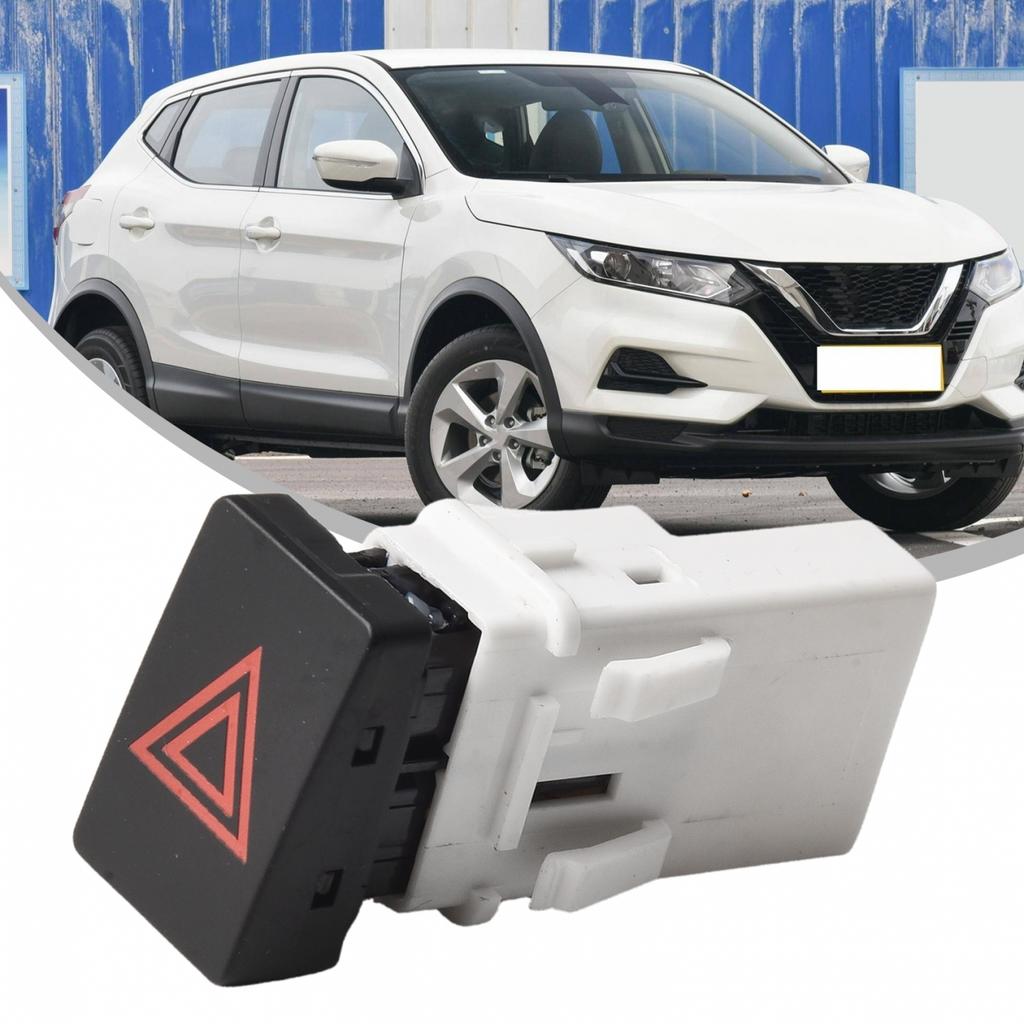 Black Hazard Light Switch For Nissan For Qashqai J10 2007 2013 Vehicles