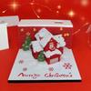 Christmas Village House 3D Memo Pad Aesthetic Desktop Holder Paper Pad Winter Carving Holiday C U0W6