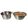 Gamelle suspendue anti-basculement en acier inoxydable pour grands chiens