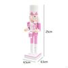 10 Inch Wooden Nutcracker Figure for Christmas Holiday Display