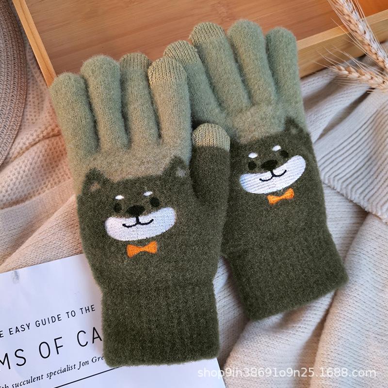 Cute Cartoon Fleece Thickened Cycling Cold Wholesale