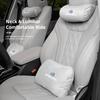 AALJ1 Volvo Car Headrest Support Cushion Suede Lumbar Pillow Accessories For 190h XC40 V70 XC XC60 XC90 V50 V90 R V40 SC60 S60 V60 C30