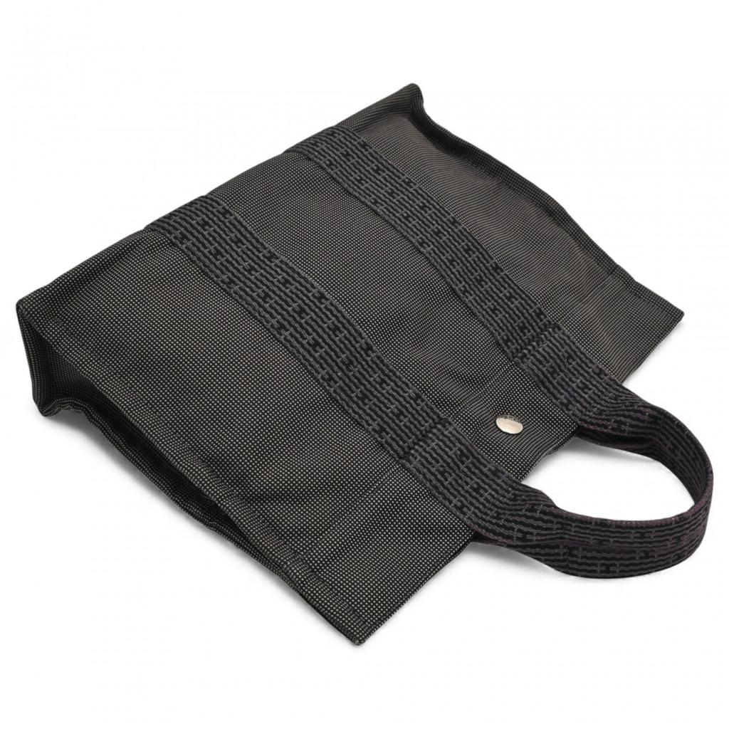 Auth HERMES Airline PM Tote Bag Canvas he6622cc