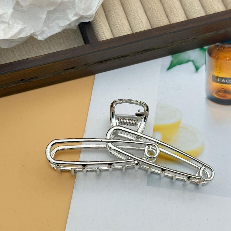 Women Zinc Alloy Hair Claw Elegant Hollow Vintage Barrettes Hairpins Hair Accessories For Girls Daily Wear