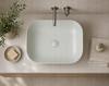 Bella Countertop Washbasin 50.5X40.5 CM Oval Light Grey Matt
