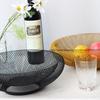 Nordic Creative Ironwork Wire Mesh Fruit Basket Double-Layer Modern Snack And Candy Storage Fruit Basket