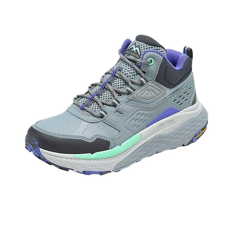 Skechers Serie Go Moda Cómodo Versátil Simple Zapatillas Bajas para Correr Mujer zapatilla Gris Morado 129168C-GYLV