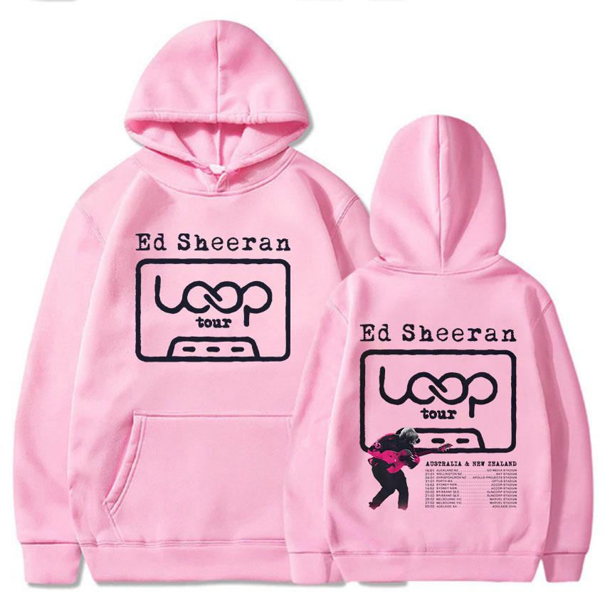 Ed Sheeran Loop Tour Hoodies Fashion Autumn/Winter Hooded Sweatshirts for Male Casual Long Sleeve Unisex Streetwear Print Hoodie