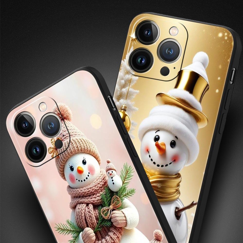 Weihnachtsmann Handyhülle Cover für iPhone 17 16 15 14 13 12 Pro Max 11 Pro Max 17 AIR Plus Stoßfest Weiche TPU Hülle Fundas