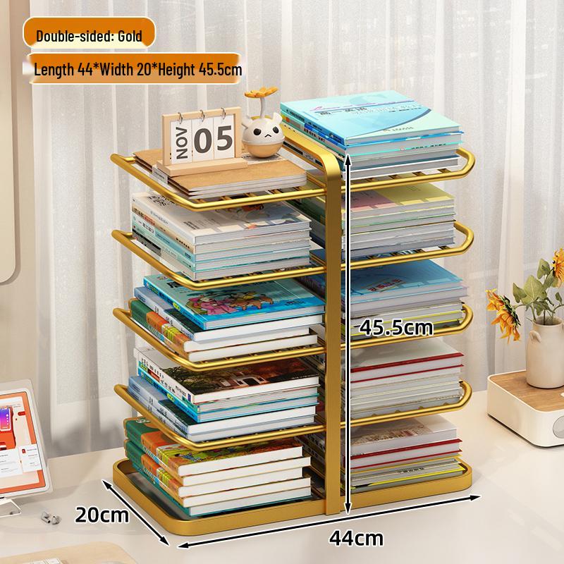 Desktop Book Organizer and Storage Rack