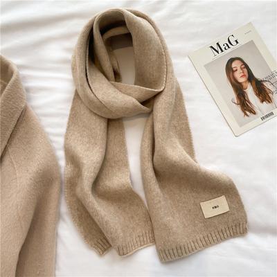 Sciarpa Lavorata a Maglia Nuova Autunno Inverno Sciarpa Calda Sciarpe alla Moda Versione Coreana Per Ragazza Ragazzo Morbida Sciarpa da Collo Imitazione Cashmere