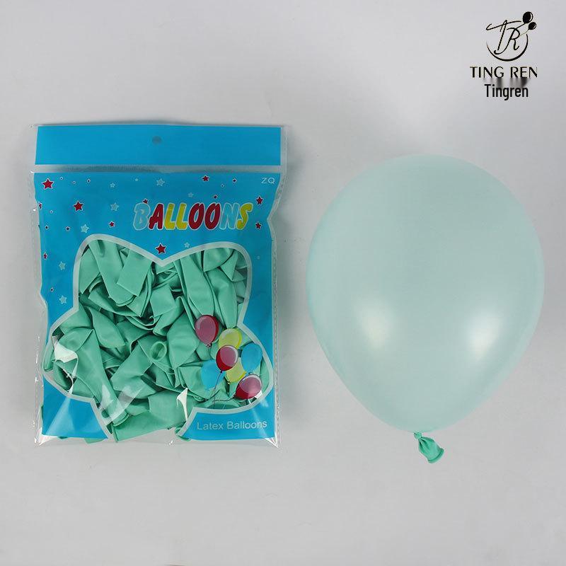 1.5g Thick Non-Toxic Colorful Macaron Balloons Pack for Children's First Birthday Decor