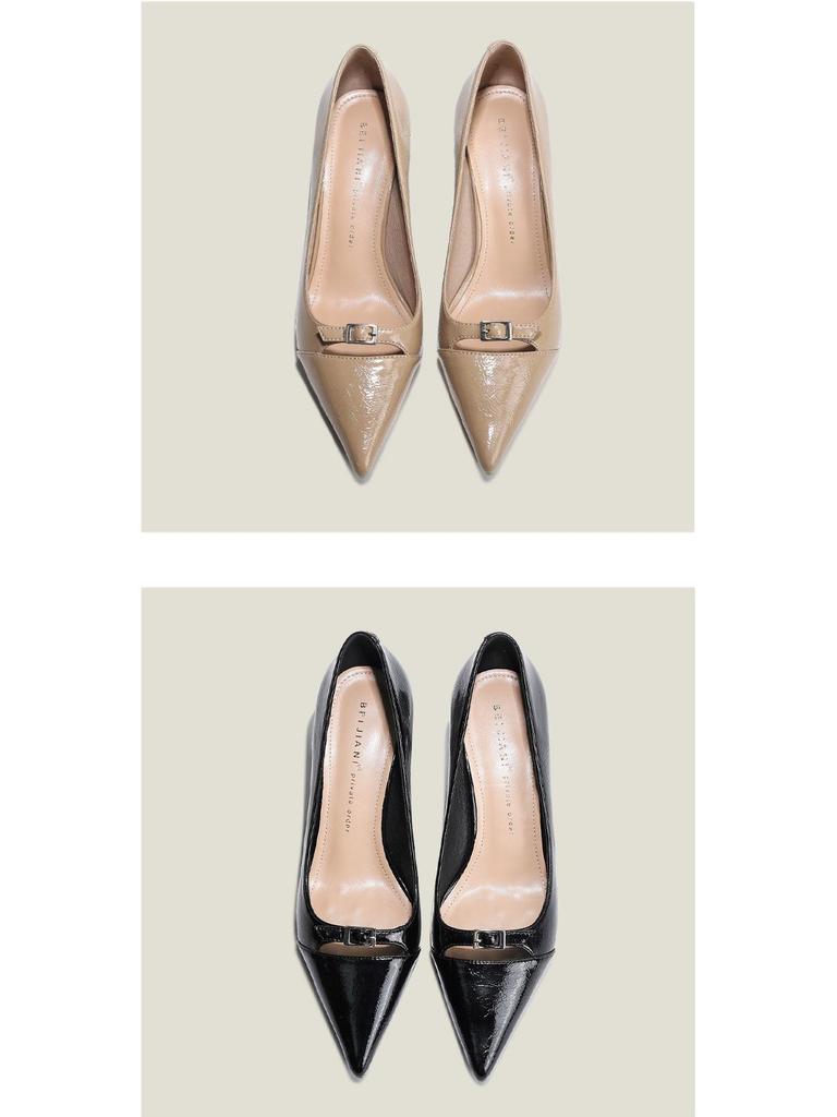 BEIJIANI 3358-23 French Minimalist Commuter Stiletto Heels for Women