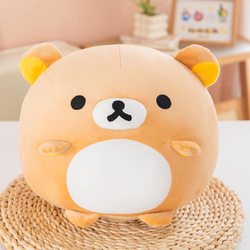 Плюшевая Подушка-Подушка для Кровати Rilakkuma с Мягким Наполнителем из ПП Хлопка для Комфорта Девочек и в Качестве Подарка 20cm