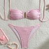 Bikini Sexy Estivi 2025 Costumi da Bagno da Donna Costume da Bagno Femminile Per Costumi da Bagno Costumi da Bagno Set Bikini Brasiliano Abbigliamento da Spiaggia Bagnante per Piscina