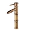 Elevated Brass Antique Single-Handle Hot & Cold Basin Faucet