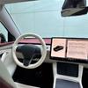 Coprivolante per Auto Cucito a Mano Accessori Auto Bianchi Per Tesla Model 3 Model X Model Y Model S-M53K