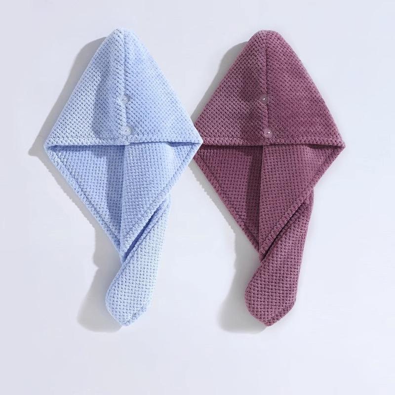 Women Hair Drying Hat Quick-dry Microfiber Hair Towel Cap Hat Bath Thicker Shower Long Curly Hair Cap