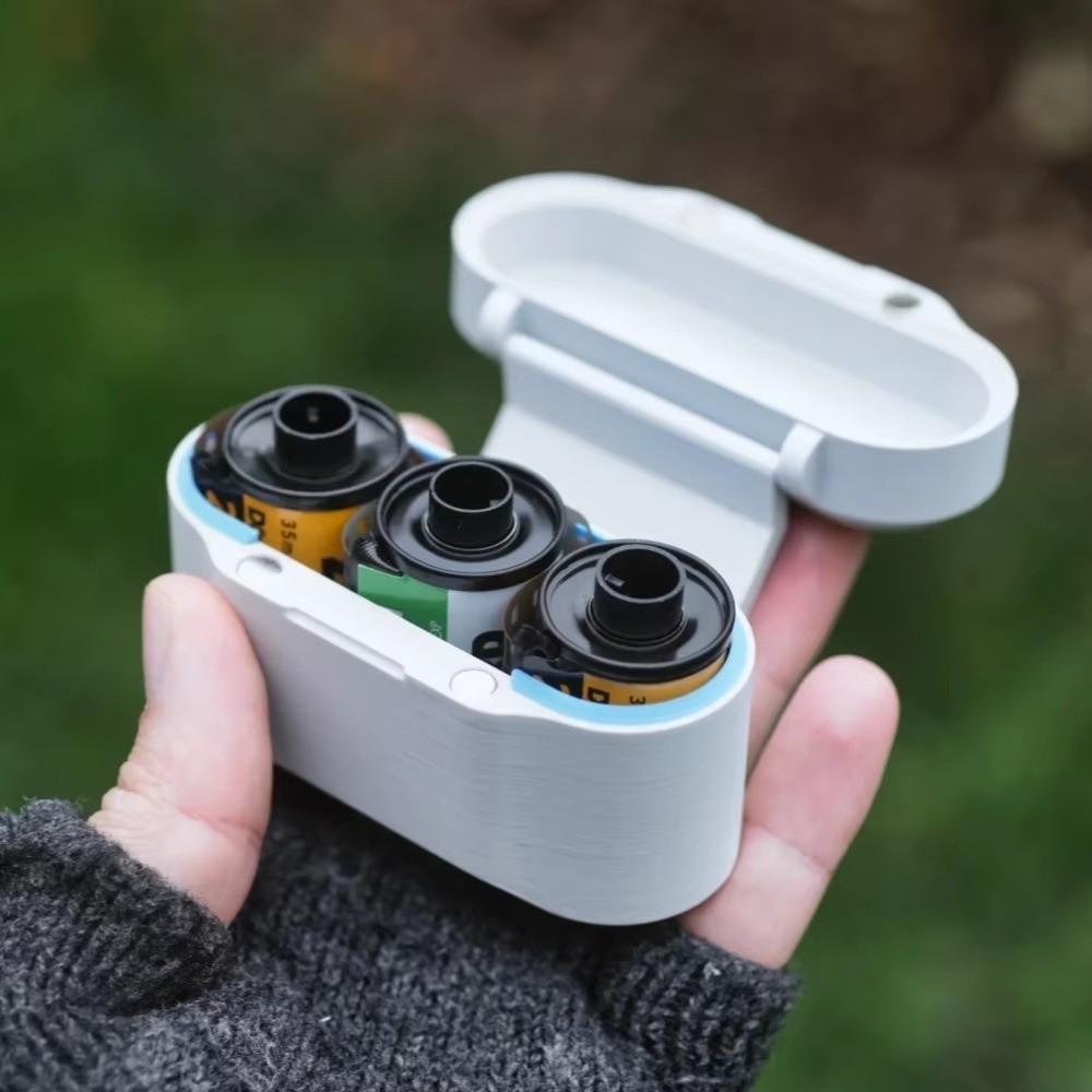 Integrated Film Storage Box Flip Cover Film Roll Storage Box For 35mm Film Travel Case