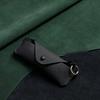 Retro PU Leather Glasses Bag with Lanyard Portable Sunglasses Box Storage Bag Anti Pressure Protective Cover for Men Women