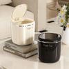 Mini Press Trash Can Desktop Garbage Basket Home Table Plastic Waste Bins Office Supplies Dustbins Sundries Box Home Supplies